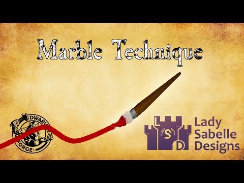 Lady Sabelle Paints Marble!