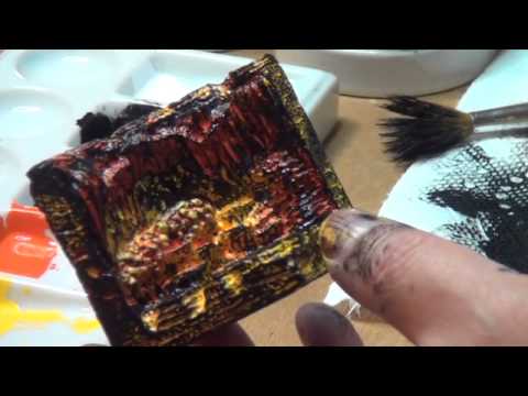 Painting Cavernous Lava Tiles