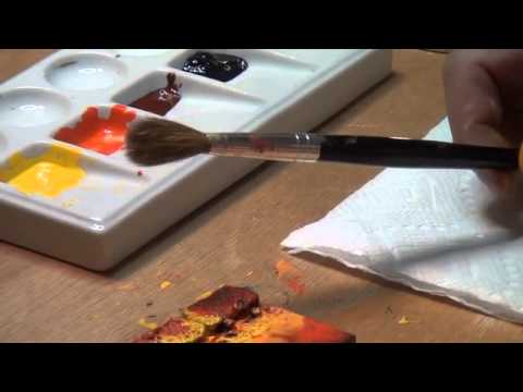 Painting Lava River Tiles
