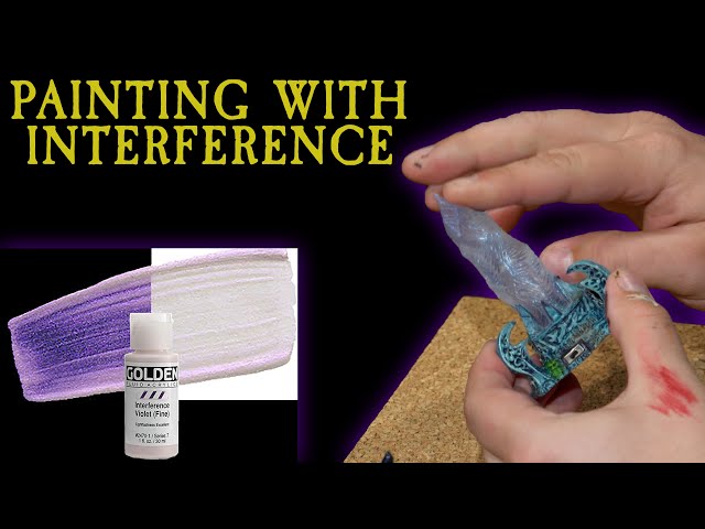 Using Golden's Interference Paint -- Joy of Dwarven Painting