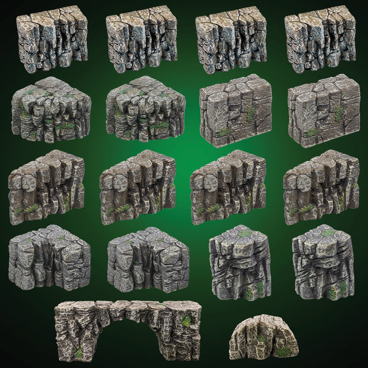 Mountain Cliff Pack (Painted)