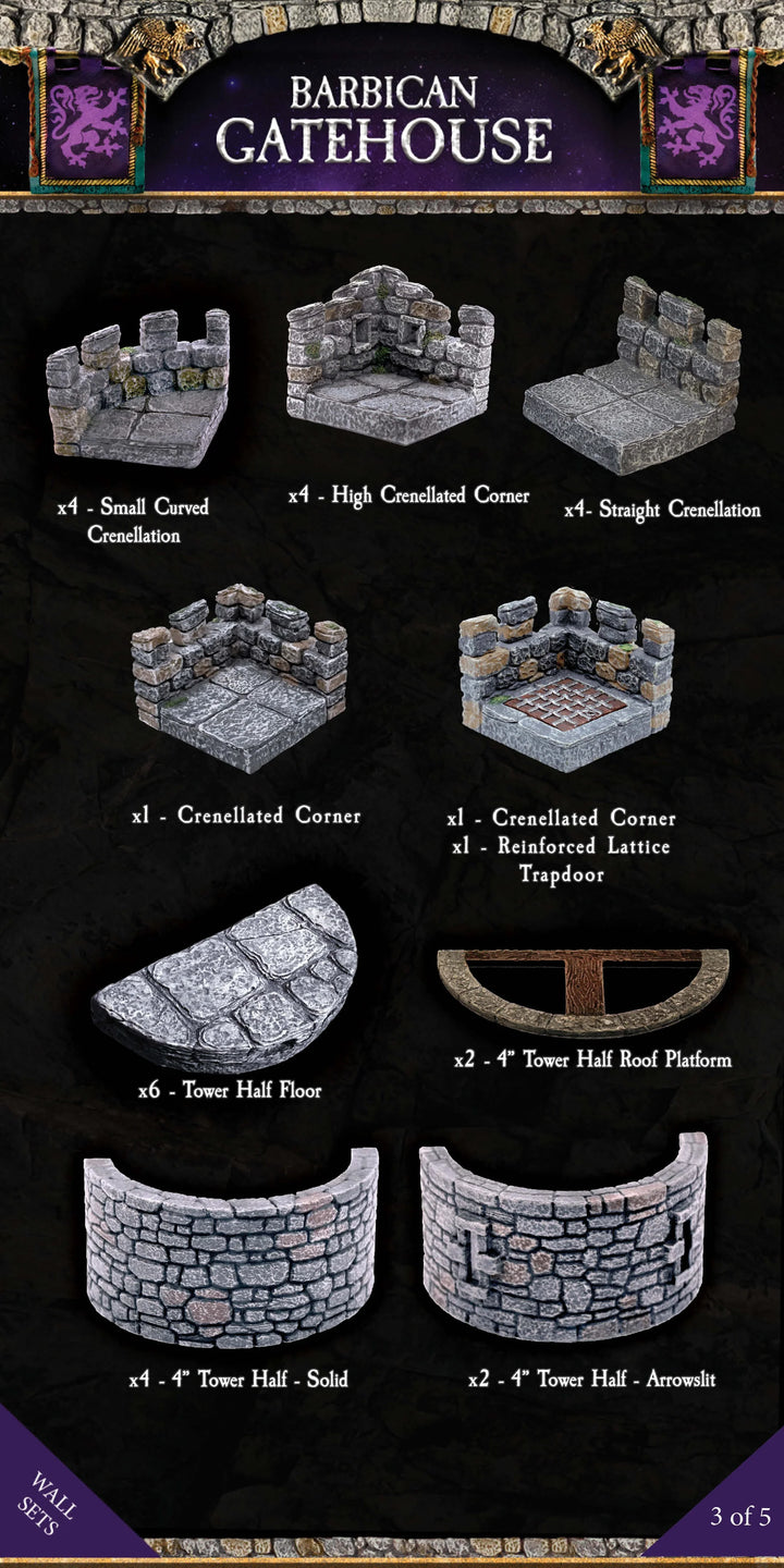 Barbican Gatehouse (Painted)