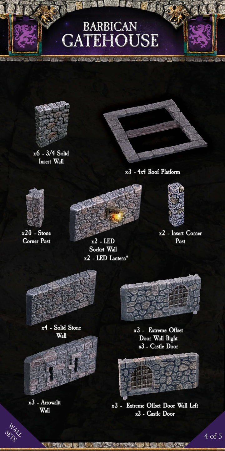 Barbican Gatehouse (Painted)