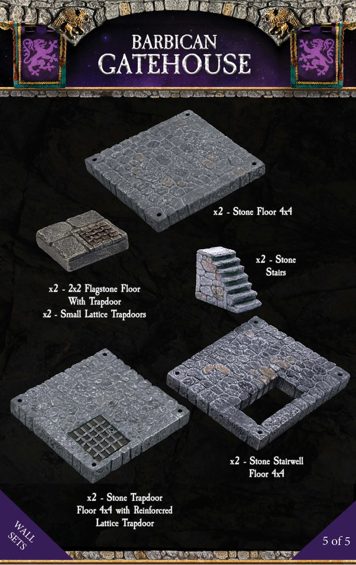 Barbican Gatehouse (Painted)