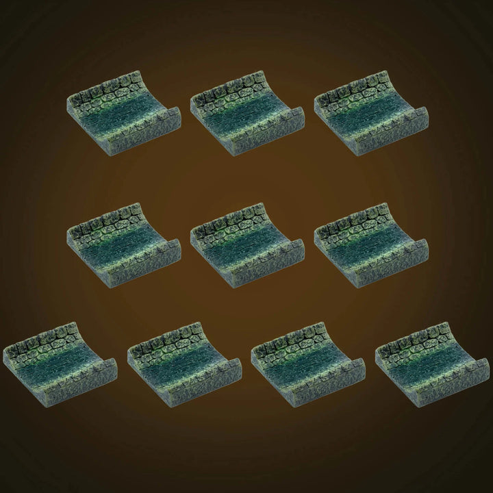 Straight Sluiceways (Unpainted) w/Anchor Magnets