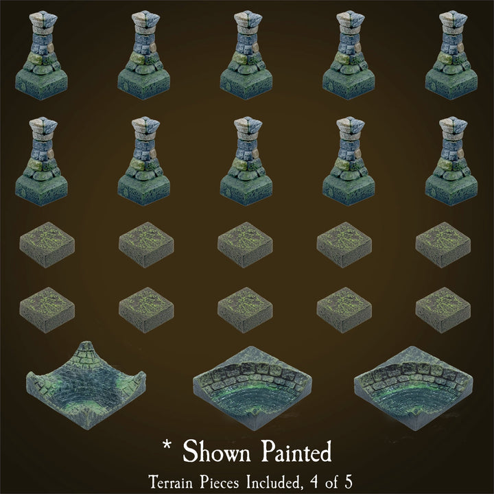 Monster Sewer Set (Unpainted) w/Anchor Magnets