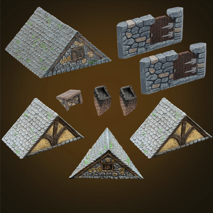 Slate (Stone) Roof Add-On Pack (Painted)