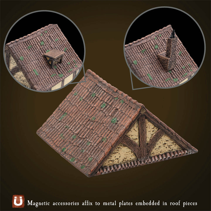 Terracotta (Tudor) Roof Add-On Pack (Unpainted)