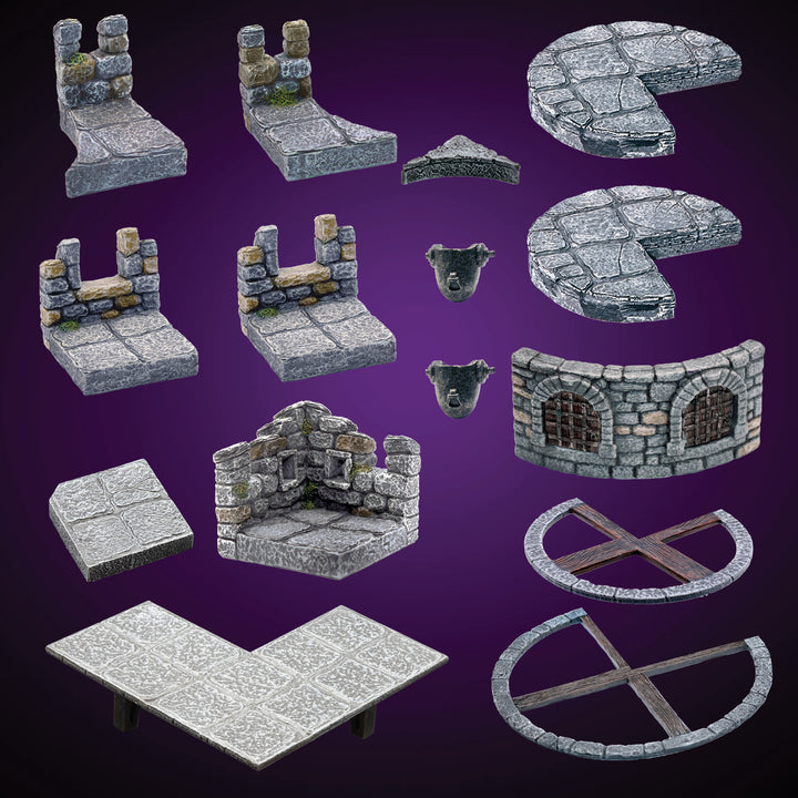 Corner Tower Transition Pack (Painted)