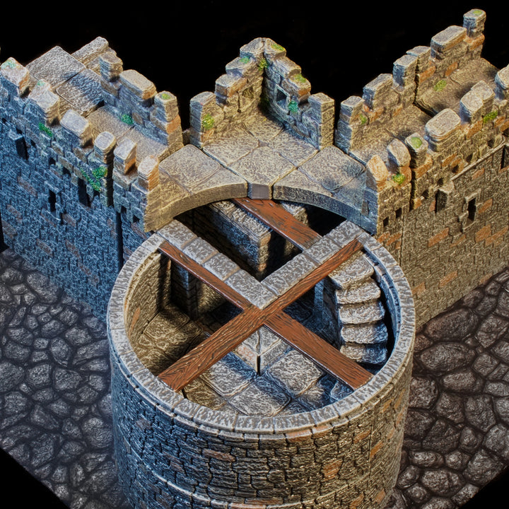 Corner Tower Transition Pack (Painted)