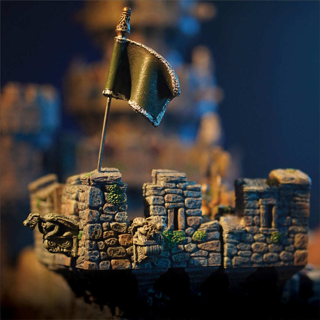 Corner Battlements (Painted)