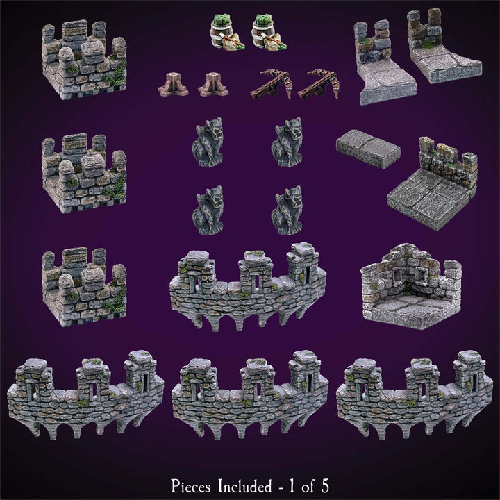 Large Corner Tower (Painted)