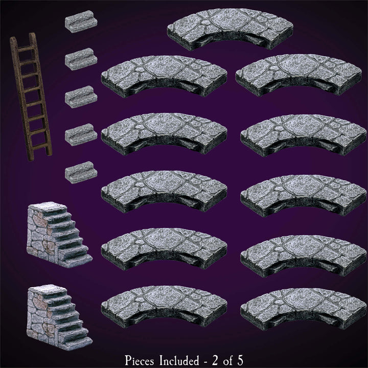 Large Corner Tower (Unpainted)