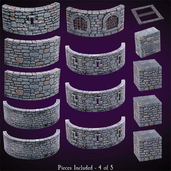 Large Corner Tower (Painted)