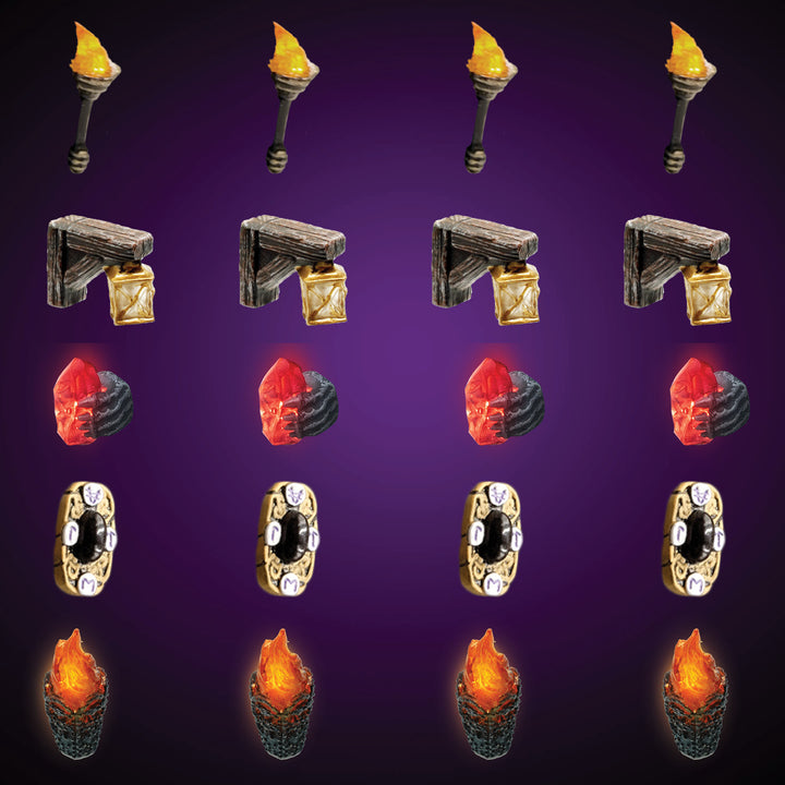 LED Elements Assortment (Painted)