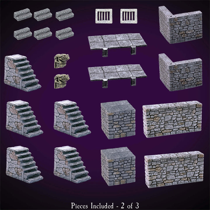 Square Corner Tower (Unpainted)