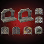 Dungeon Double Doors - Vaulted (Unpainted)