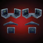 Dungeon Large Curve Walls - Sinister (Painted)