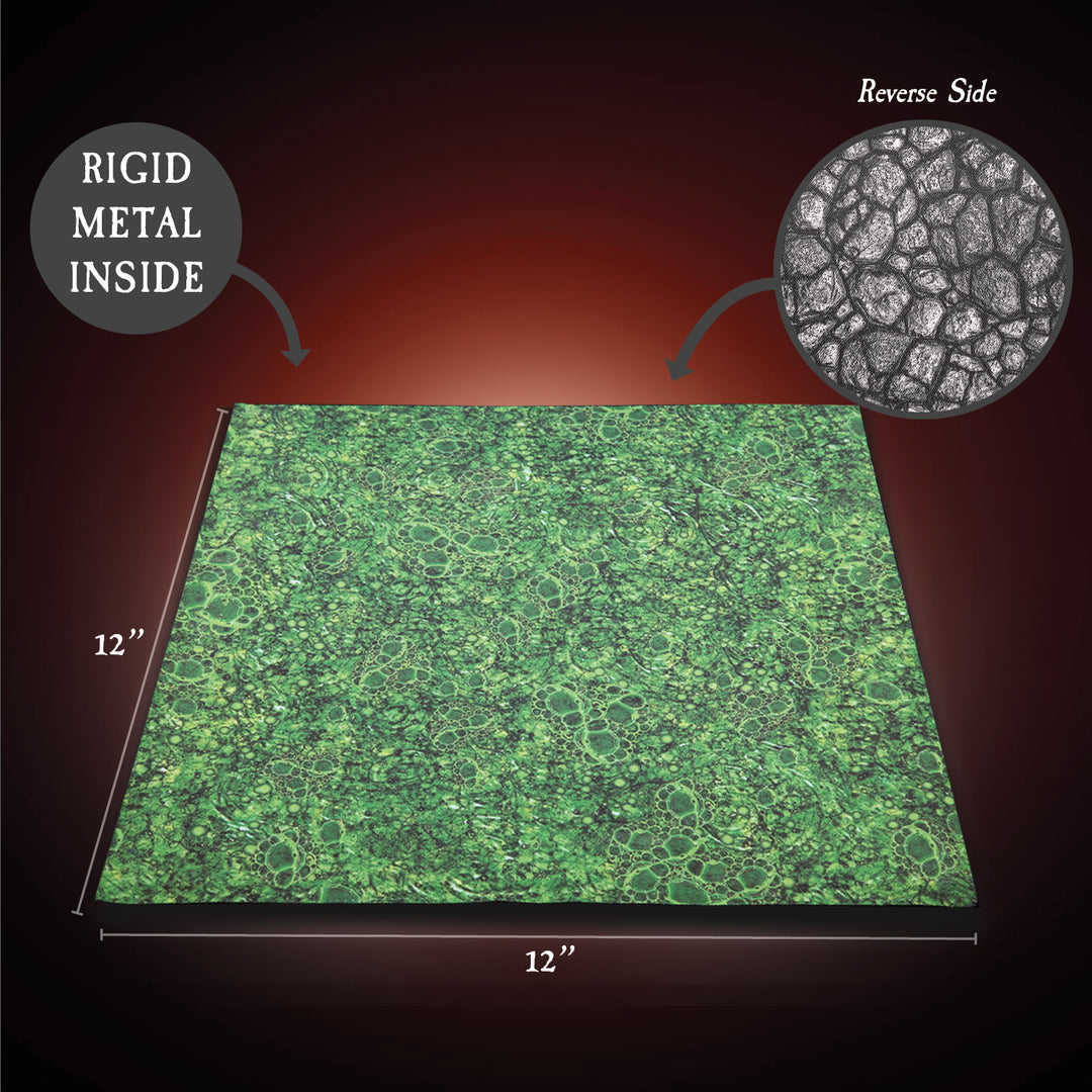 Terrain Tray Single 12"x12": Rough Stone/Acid