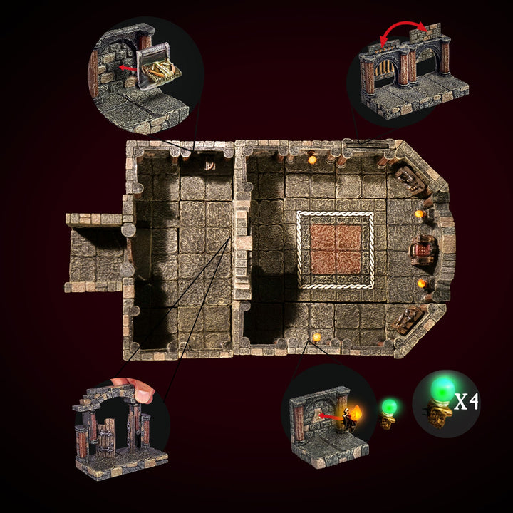 Deluxe Starter Set - Zaltar's Gameroom (Unpainted)