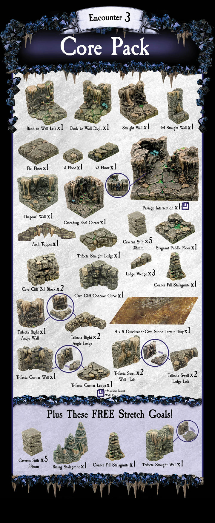 Bestial Cliff Core Pack (Unpainted)