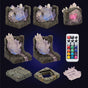 Crystal Caverns Walls and Corners (Unpainted)