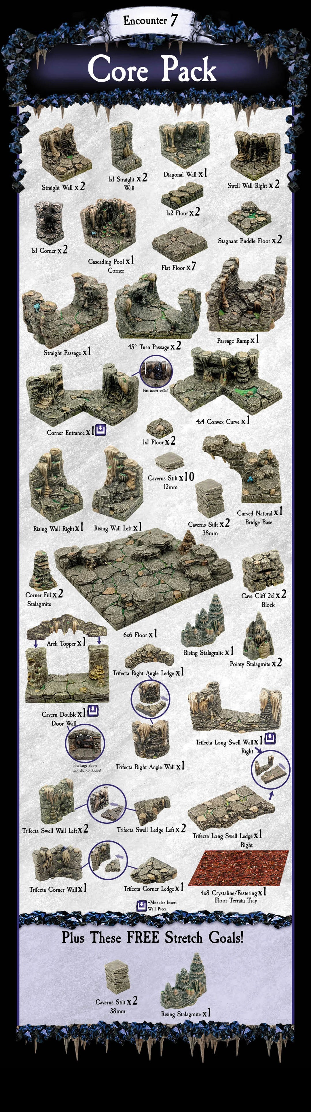 Mushroom Grotto Core Pack (Unpainted)