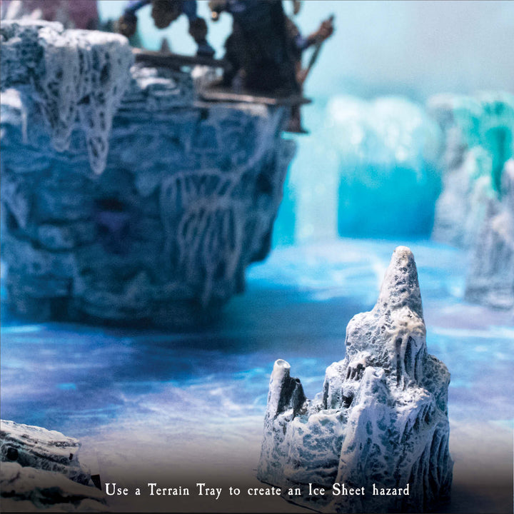 Terrain Tray Single 12" x 12": Ice Sheet/Running Water