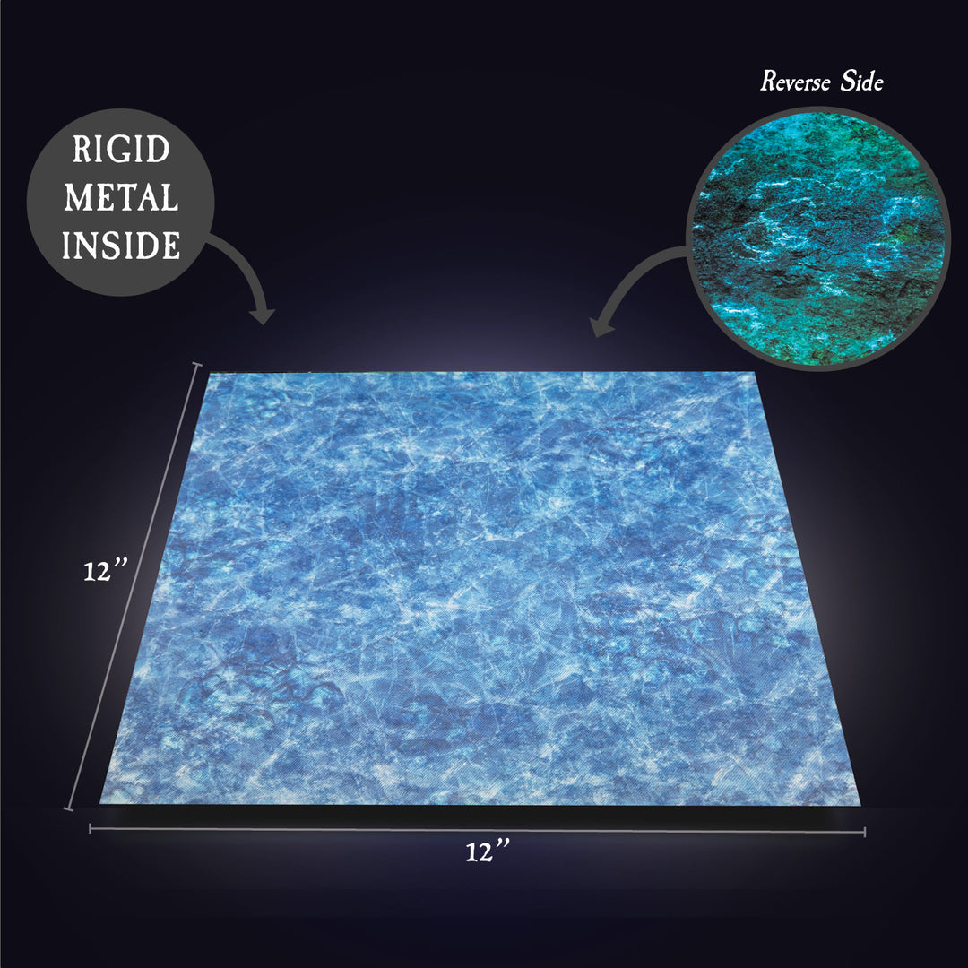 Terrain Tray Single 12" x 12": Ice Sheet/Running Water