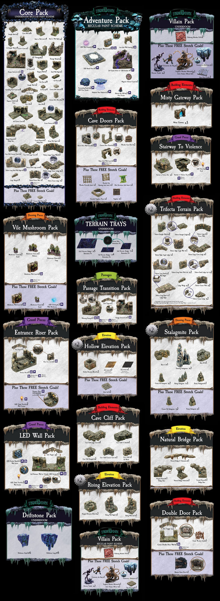 Encounter 14 - The Underdoom - Standard Cavern Painted