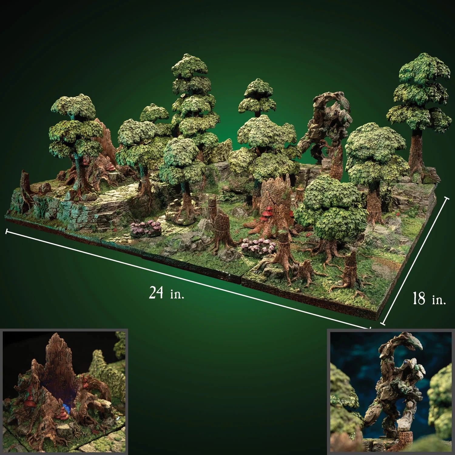 Dreadhollow Grove - Forest Mega Set (Unpainted) – Dwarven Forge