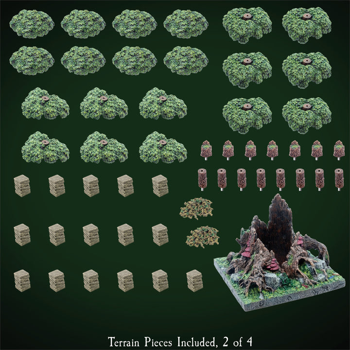 Dreadhollow Grove - Forest Mega Set (Painted)