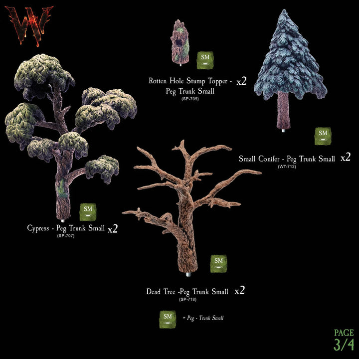 Wildlands Trees - Megapack (Unpainted)