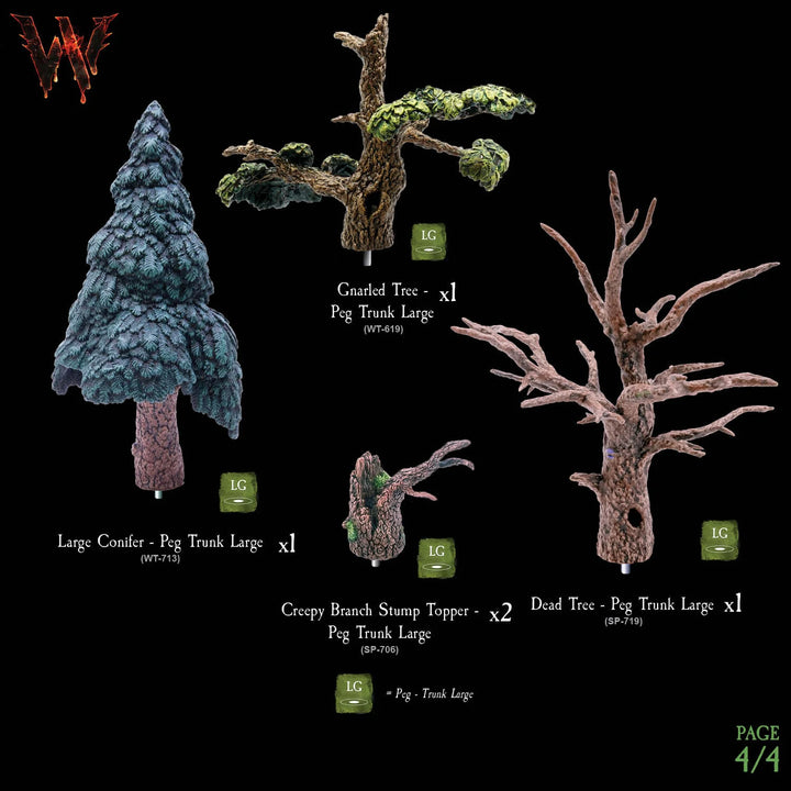 Wildlands Trees - Megapack (Unpainted)