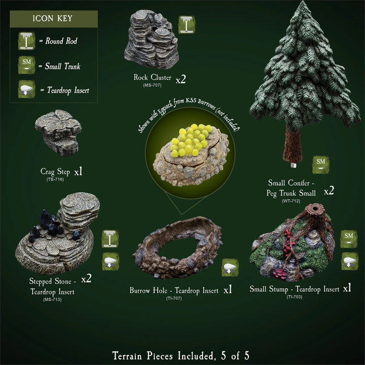 Explore the Mountains (Unpainted)