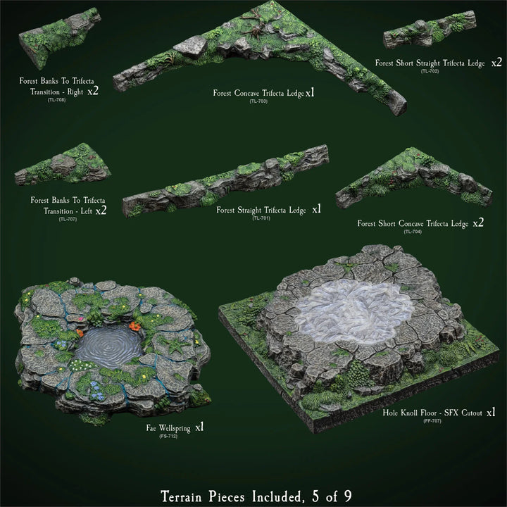Forest Mega Build - "Titanstooth Glade" (Painted)