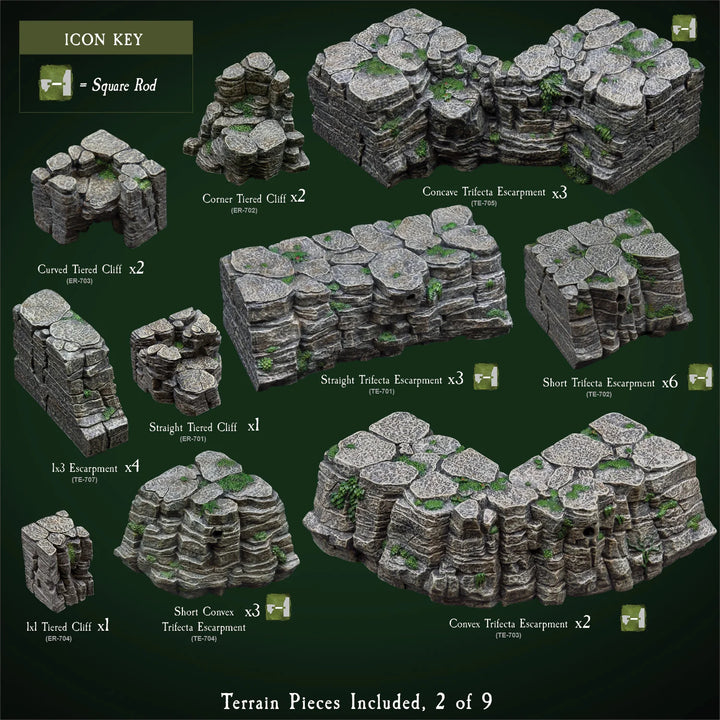 Mountain Mega Build - "Wyverstone Peak" (Painted)