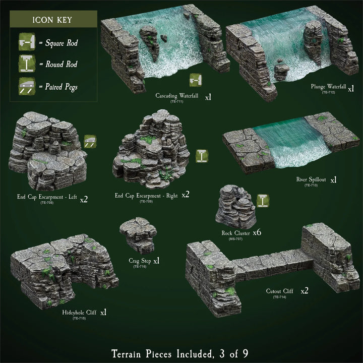 Mountain Mega Build - "Wyverstone Peak" (Painted)
