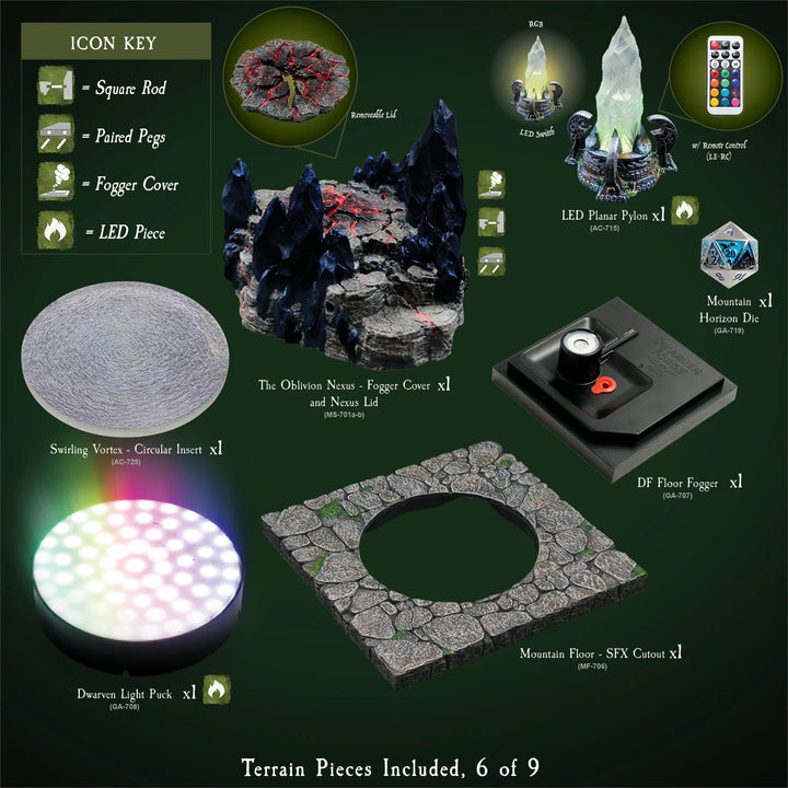 Mountain Mega Build - "Wyverstone Peak" (Painted)