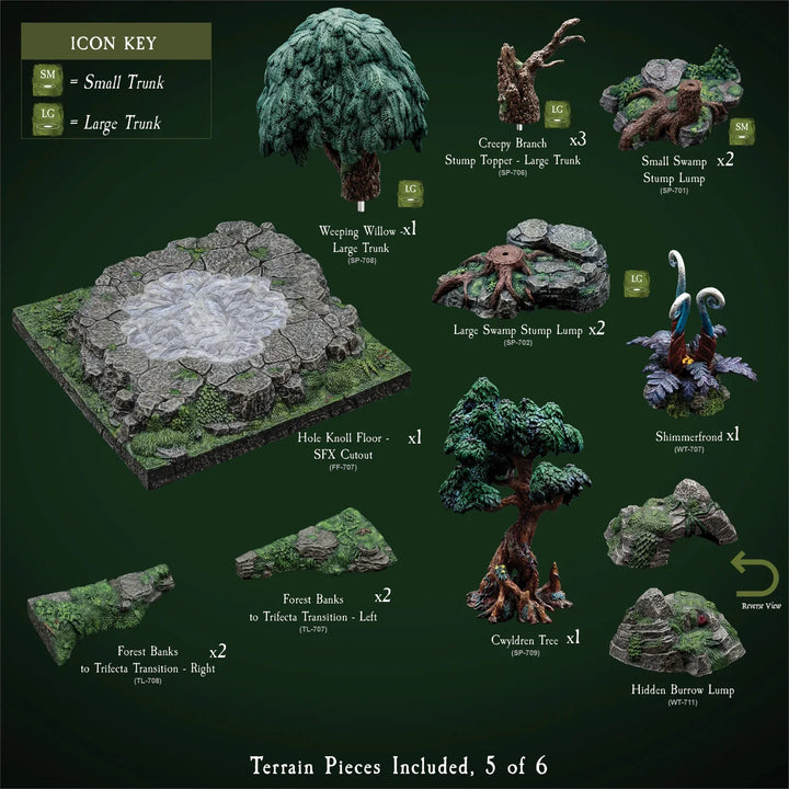 Swamp Mega Build - "Sorrow Isle" (Unpainted)