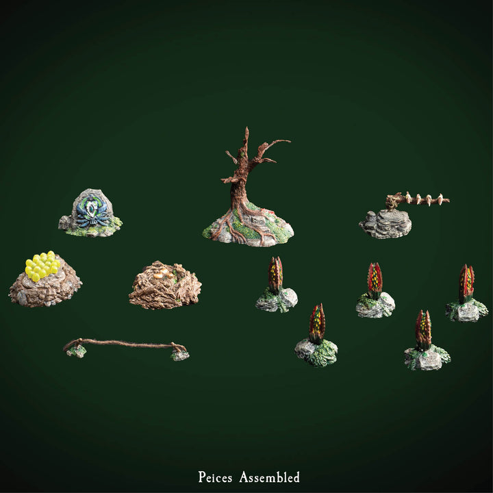 Plants & Traps Bundle (Unpainted)