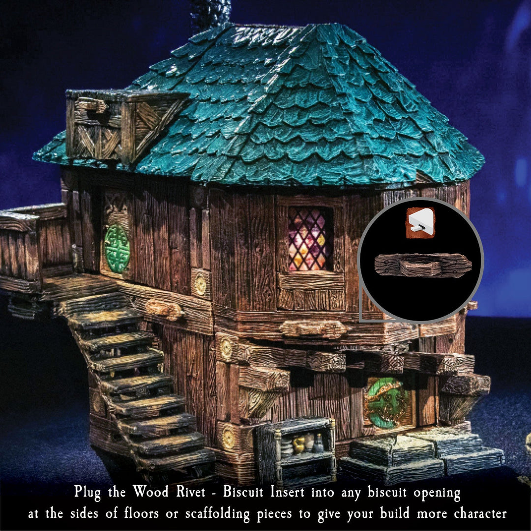 Rustic Wood Core - 4x4 Floors (Painted)