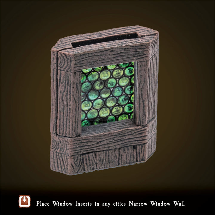 Rustic Wood - Narrow Walls & Posts (Unpainted)