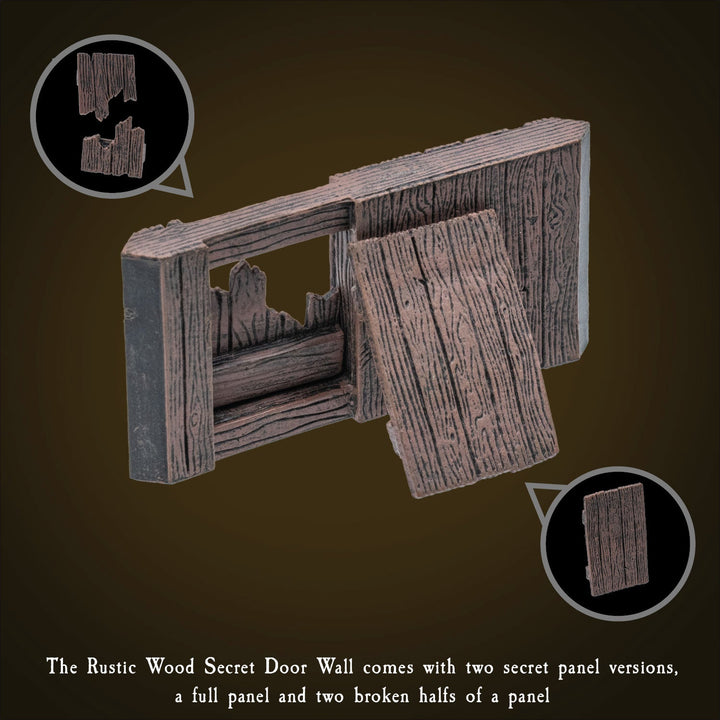 Rustic Wood Core - Dockside Walls & Posts (Painted)