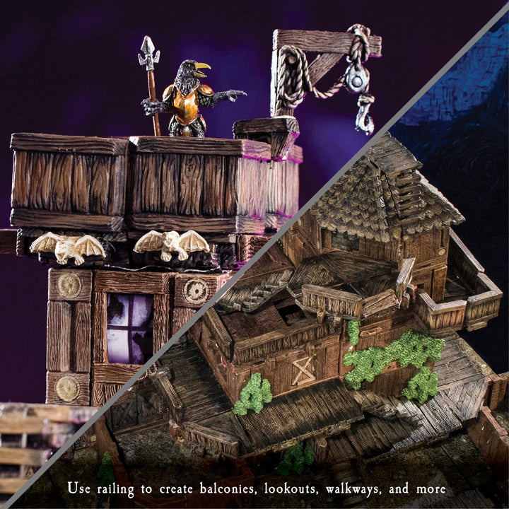 Rustic Wood - Mezzanine Pack (Unpainted)