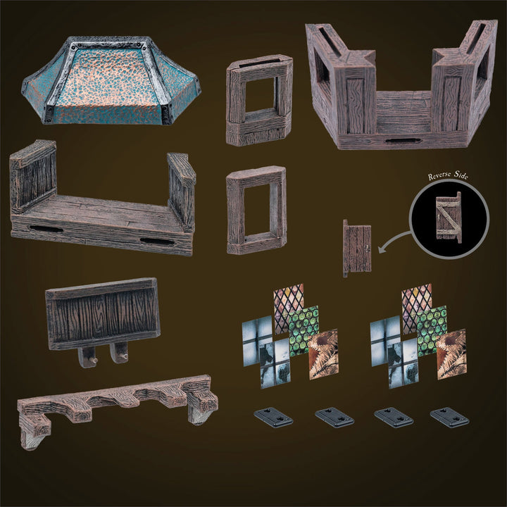 Rustic Wood - Balcony & Bay Window Pack (Painted)