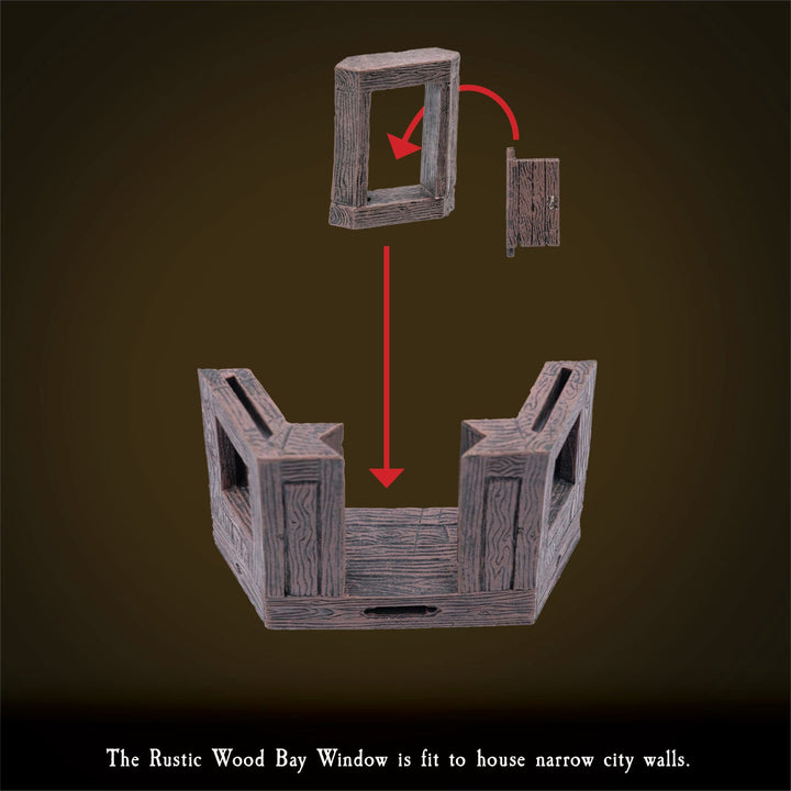 Rustic Wood - Balcony & Bay Window Pack (Unpainted)