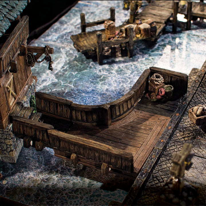 Rustic Wood - Curved 4x4 Floors (Painted)