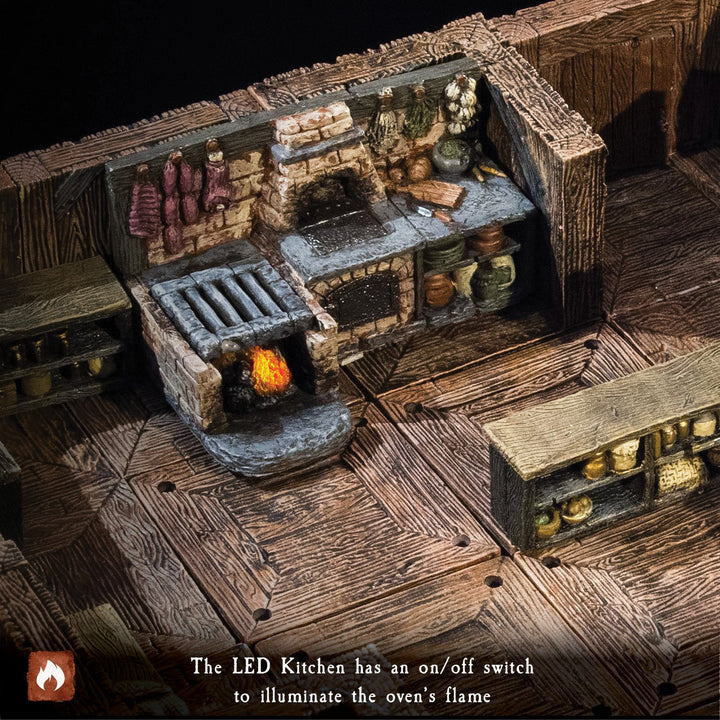 Lowtown Kitchen Dressing (Painted)