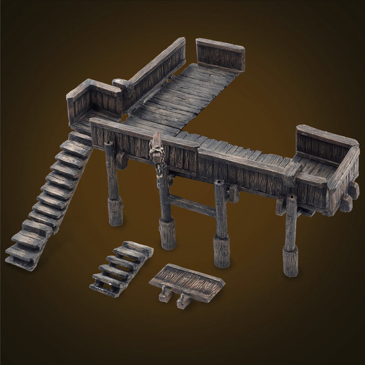 Scaffolding - Balcony Builder (Painted)